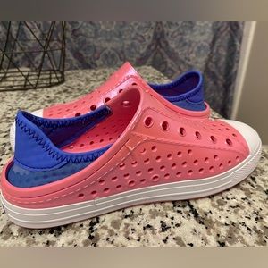 Skechers, memory foam, water shoes / closed toed sandals Girls Size 3